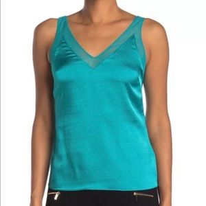NWT Ted Baker  Mesh trim V neck cami